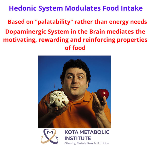 Hedonistic System Modulates Food Intake