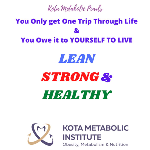 you only get one trip through life you owe it to yourself to be strong lean healthy